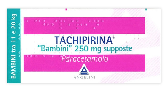 TACHIPIRINA*BB 10SUPP 250MG