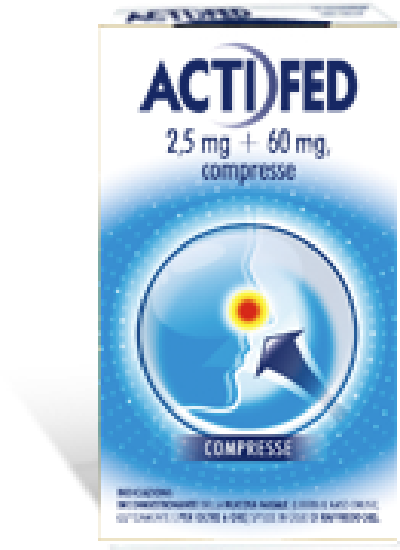 ACTIFED*12CPR 2,5MG+60MG