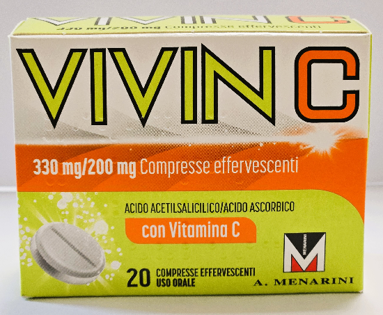 VIVIN C*20CPR EFF 330MG+200MG