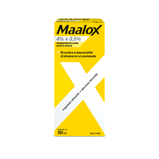 MAALOX*OS SOSP 250ML 4+3,5% ME