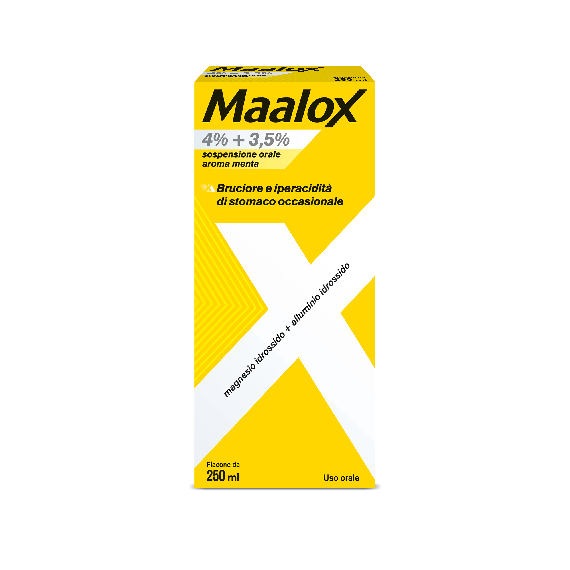 MAALOX*OS SOSP 250ML 4+3,5% ME