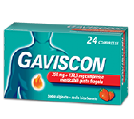 GAVISCON*24CPR FRAG250+133,5MG