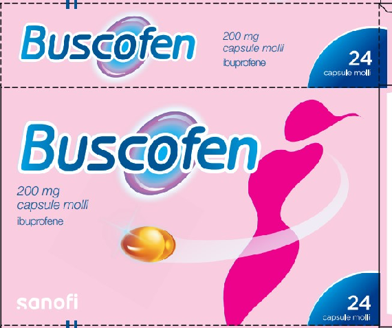 BUSCOFEN*24CPS MOLLI 200MG