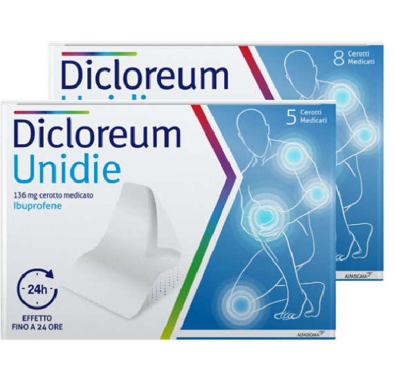 DICLOREUM UNIDIE*8CER 136MG24H