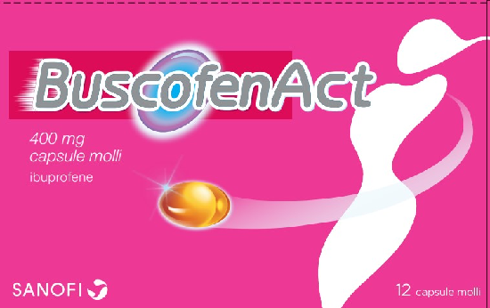 BUSCOFENACT*12CPS MOLLI 400MG