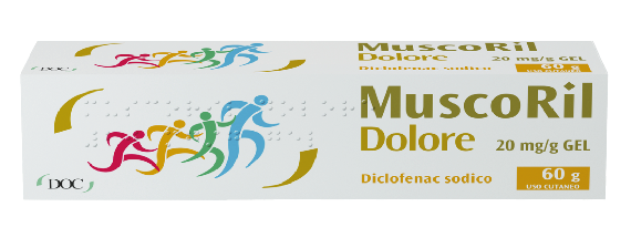 MUSCORIL DOLORE*GEL 60G 20MG/G