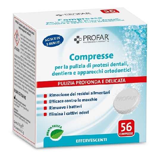 PROFAR COMPRESSE PULIZIA 56PZ