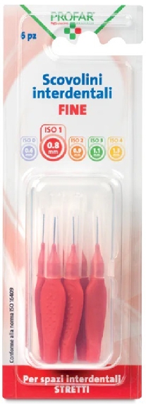 PROFAR SCOVOLINI ROSSO 0,8 6PZ