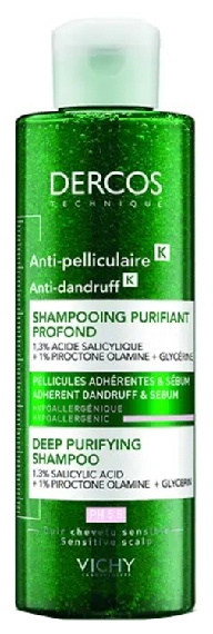 DERCOS ANTIFORFORA K 20 250ML