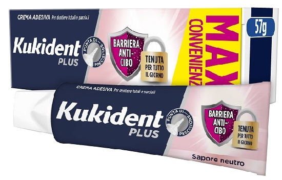 KUKIDENT PLUS BARRI A/CIBO 57G