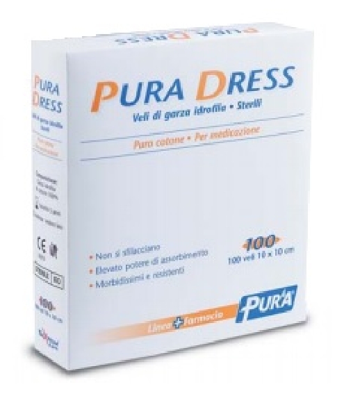 PURA DRESS GARZA 10X10CM 100PZ