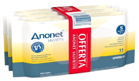ANONET SALVIETTE 3X15PZ
