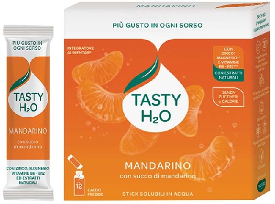 TASTY H2O MANDARINO 12STICK