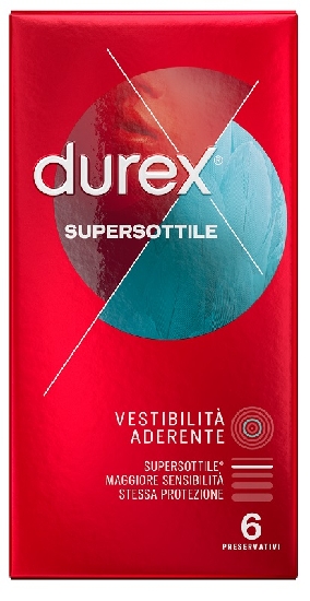 DUREX SUPERSOTTILE CLOSE FIT6P