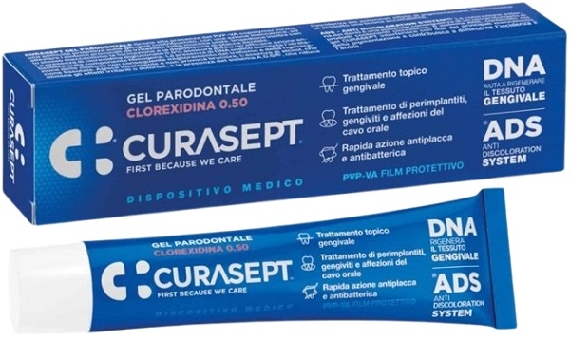 CURASEPT GEL PAROD 0,5%ADS+DNA