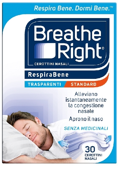 BREATHE RIGHT TRASPARENTI 30PZ