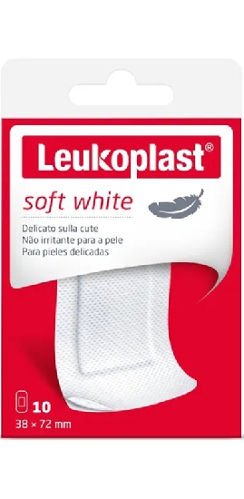LEUKOPLAST SOFT WHITE72X38 10P