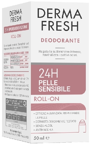 DERMAFRESH 24H P/SENS ROLL50ML