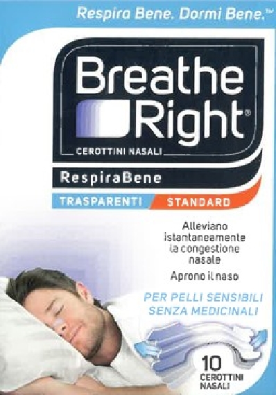 BREATHE RIGHT TRASPARENTI 10PZ