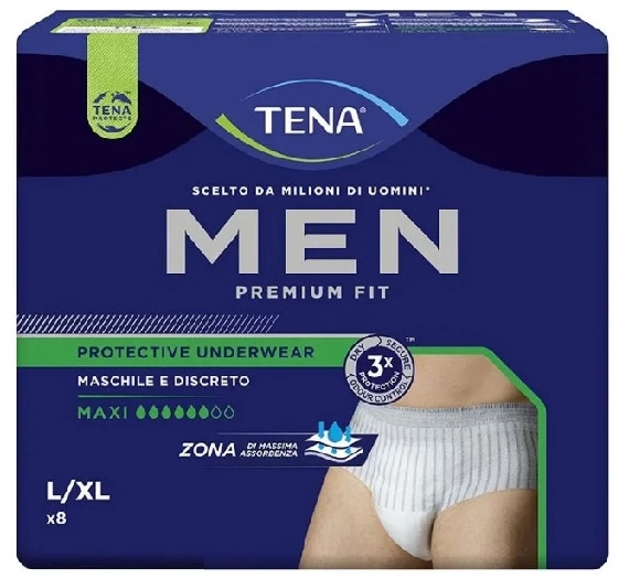 TENA MEN PREM FIT LIV4 L/XL 8P