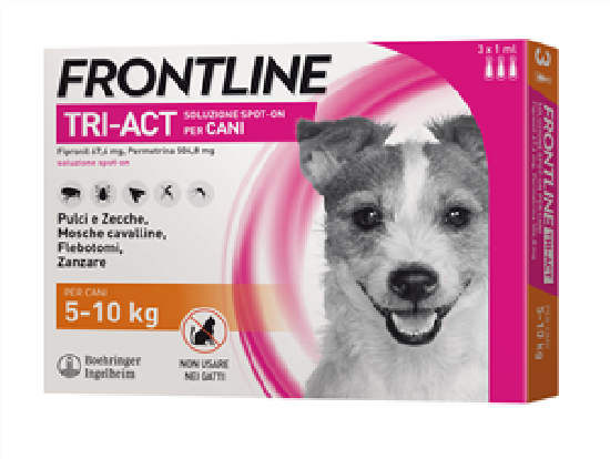 FRONTLINE TRI-ACT*3PIP 5-10KG