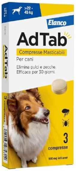 ADTAB*3CPR 900MG CANI 22-45KG