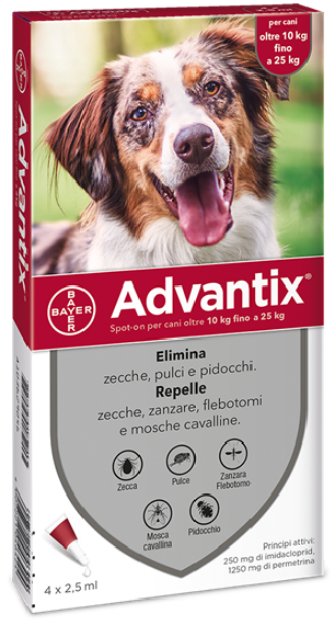 ADVANTIX SPOT ON*4PIP 10-25KG