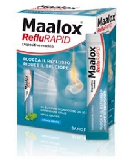 MAALOX REFLURAPID 20BUST